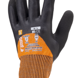 Gants EUROCUT L400 CUT D. HPPE J13 dble end. 3/4 latex – 1CUXD00