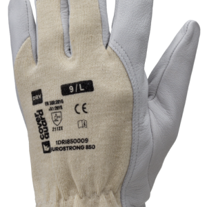 Gants EUROSTRONG 850 fleur caprin jersey écru – 1DRI850