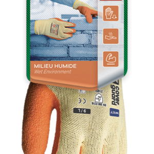 Gants EUROSTRONG 10L800 J10 end. latex orange CAR – 1LACO0P