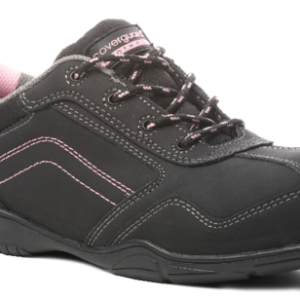 RUBIS S3 Chauss sécu basse femme, noire-rose – 9RUBL
