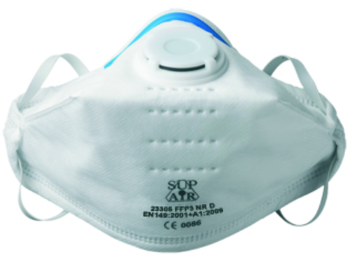 Masque FFP3 NR D SL Pliable valve (boîte de 20 pièces) – MO23305