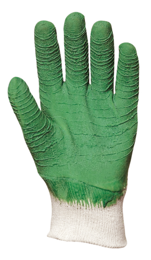 Gants EUROSTRONG 3805 latex crépé vert dos aéré standard – MO3805 – Image 2