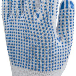 Gants EUROSTRONG 4350 cotpoly picots rouges 2 faces – MO4350