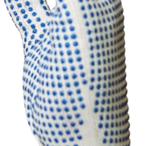 Gants EUROSTRONG 4367 polyester picots bleus 2 faces – MO4367