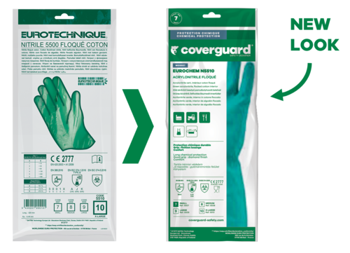 Gants EUROCHEM 5510 nitrile vert sup. ép 0.38 mm 33cm – MO5510 – Image 3