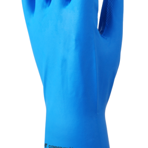 Gants EUROCHEM 5560 nitrile bleu non flocké 0.22 mm 33cm – MO5560