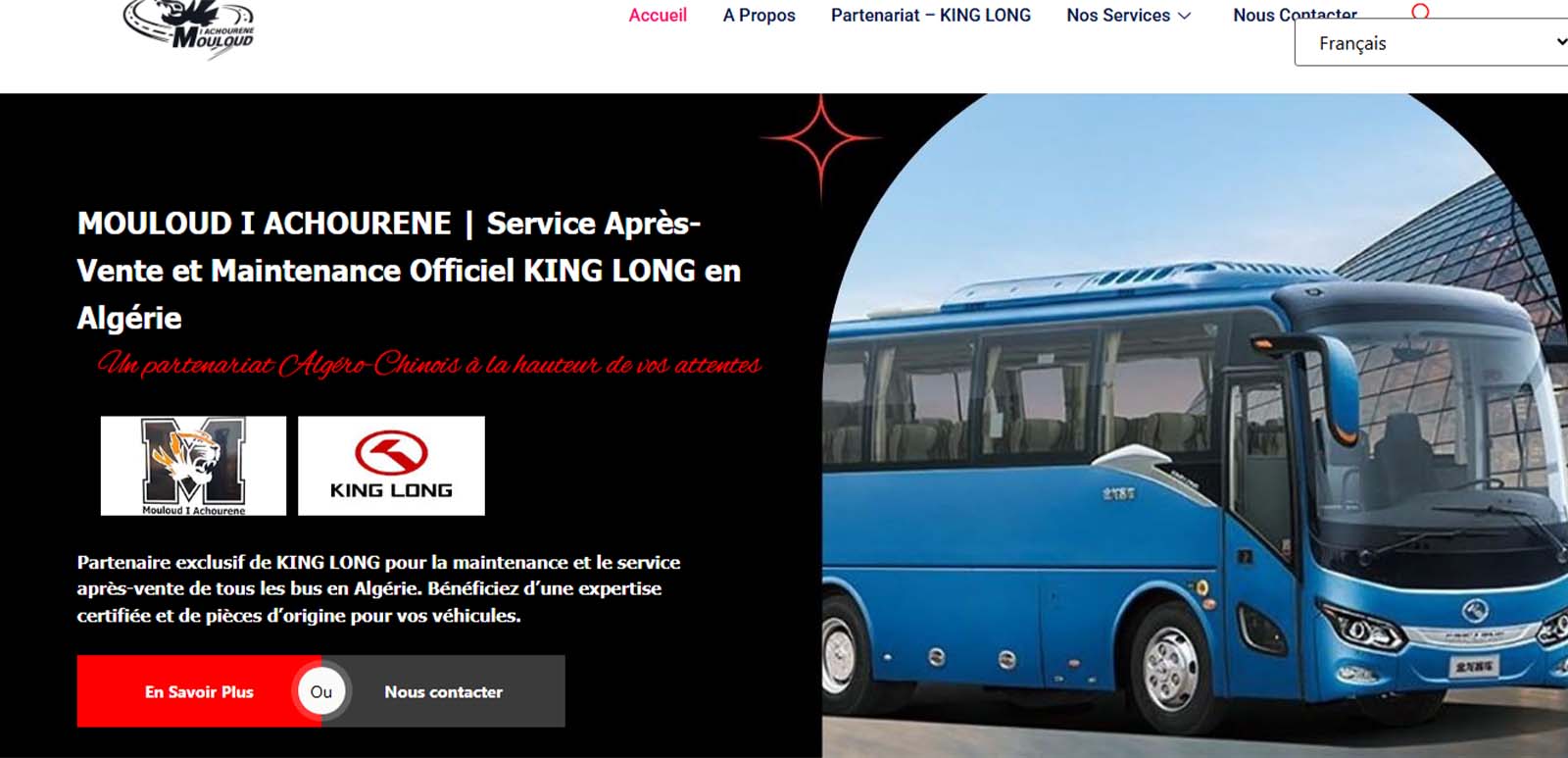 MOULOUD I ACHOURENE client LHCDESIGN dans la création de son site web en Algérie